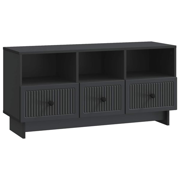 vidaXL Gabinete para TV Preto 102 x 34,5 x 50 cm Derivados de Madeira