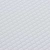 vidaXL Colch&atilde;o Branco e Cinza 140 x 200 cm Tecido Jacquard