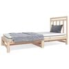 vidaXL Estrutura sof&aacute;-cama de puxar 2x(90x190) cm pinho maci&ccedil;o
