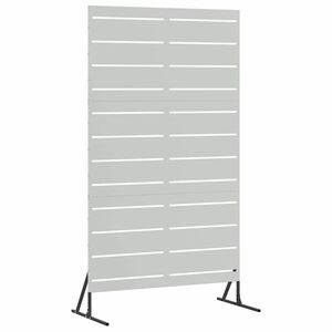 vidaXL Protetor de Privacidade 100 x 50 x 180 cm A&ccedil;o Galvanizado