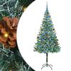 vidaXL &Aacute;rvore de Natal Artificial com 300 LEDs Verde 180 cm PVC e A&ccedil;o