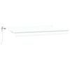 vidaXL Toldo Retr&aacute;til Branco 400 x 200 cm tecido