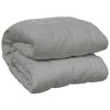 vidaXL Manta pesada 7 kg 150x200 cm tecido cinza