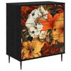vidaXL Ba&uacute; de Gavetas GENNEP Estampa de L&iacute;rio 66 x 36,5 x 76 cm