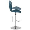 vidaXL Bancos de bar 2 pcs veludo azul