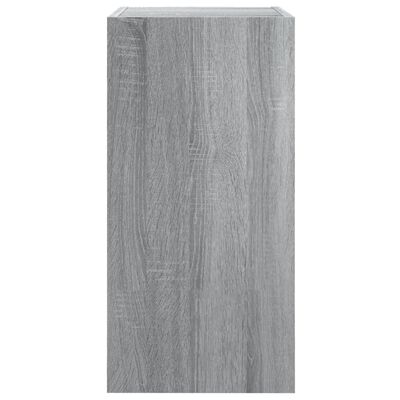 vidaXL Móvel de TV 30,5x30x60 cm derivados de madeira cinzento sonoma