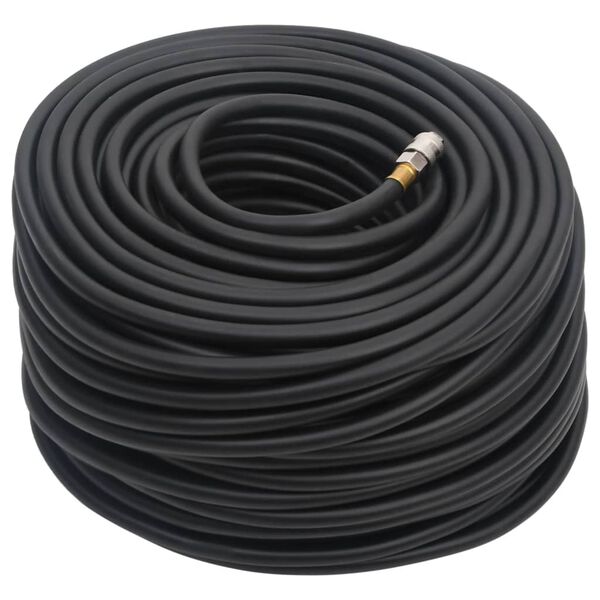 vidaXL Mangueira de ar h&iacute;brida 0,6" 100 m borracha e PVC preto