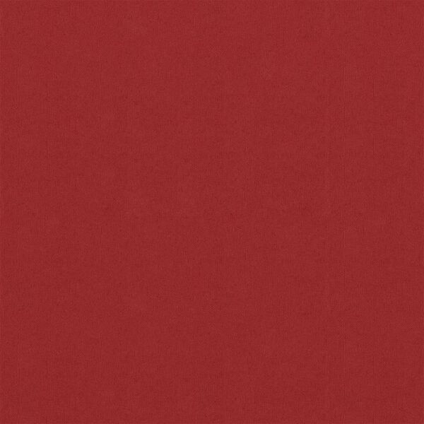 vidaXL Tela de varanda 75x300 cm tecido Oxford vermelho
