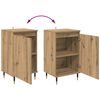 vidaXL Buffet 2 pcs Carvalho Artesanal 40 x 35 x 70 cm