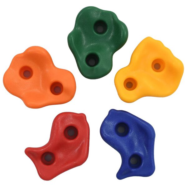 vidaXL Pedras de escalada 40 pcs PE multicolorido