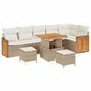 vidaXL Conjunto de Sof&aacute; de Jardim 11 unid. 7-N&uacute;mero de lugares