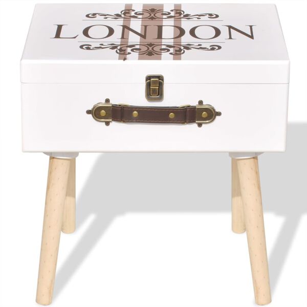 vidaXL M&oacute;vel de apoio 40x30x41,5 cm, branco