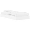 vidaXL Estrutura de Cama com Armazenamento Branco 80 x 200 cm
