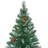 vidaXL &Aacute;rvore de Natal Artificial com 150 LEDs Verde 150 cm PVC e A&ccedil;o