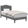 vidaXL Estrutura da Cama Cinzento-Escuro 90 x 200 cm Veludo