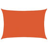 vidaXL Para-sol estilo vela retangular 160 g/m&sup2; 5x6 m PEAD laranja