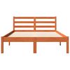 vidaXL Cama sem colch&atilde;o 140x200 cm madeira pinho maci&ccedil;a castanho-mel