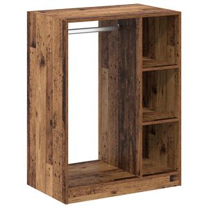 vidaXL Guarda-roupa Madeira antiga 77 x 48 x 102 cm