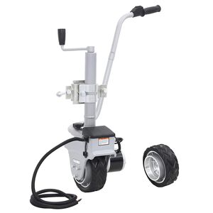 vidaXL Roda jockey motorizada para atrelado alum&iacute;nio 12 V 350 W