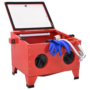vidaXL Cabine de Jateamento 94,8 L 125 PSI A&ccedil;o laminado a frio