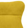 vidaXL Cadeira Relaxante Amarelo 69 x 74 x 93 cm Veludo
