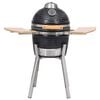 Kamado churraqueira fumadora de cer&acirc;mica 33 cm