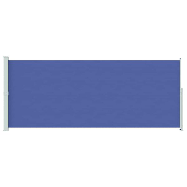 vidaXL Toldo lateral retr&aacute;til para p&aacute;tio 200x500 cm azul