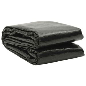 vidaXL Cobertura para piscina 400x200 cm PE preto