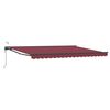 vidaXL Toldo Retr&aacute;til El&eacute;trico Bord&ocirc; e Antracite 5 x 3 m