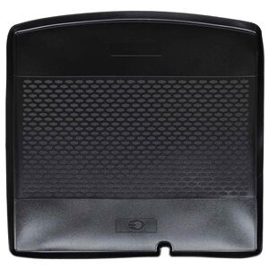 vidaXL Tapete de Porta-Malas Preto Borracha