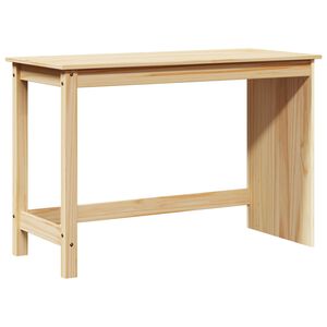 vidaXL Mesa Castanho 112 x 50 x 75 cm Madeira de Pinho S&oacute;lido
