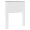 vidaXL Cabeceira Branco Brilhante 75 cm Madeira processada