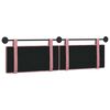 vidaXL Cabeceira Suspensa Rosa 190 x 55 x 5 cm Veludo