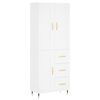 vidaXL Arm&aacute;rio alto 69,5x34x180 cm derivados de madeira branco
