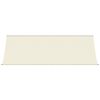 vidaXL Toldo retr&aacute;til 400x150 cm tecido e a&ccedil;o cor creme