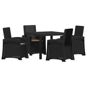 vidaXL Conjunto de Jantar para Jardim 5 unid. PP