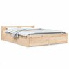 vidaXL Estrutura de cama com gavetas 160x200 cm