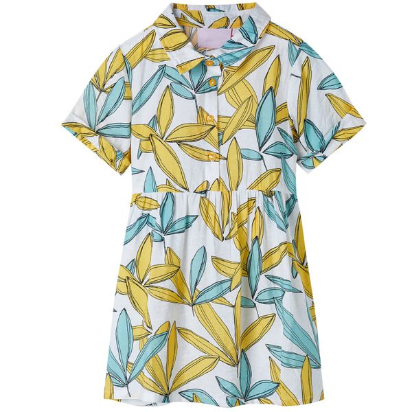 Vestido para criança cor cru 128