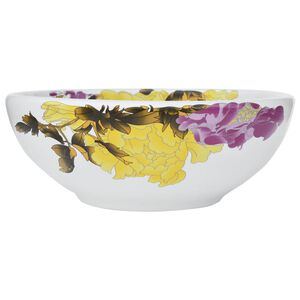 vidaXL Lavat&oacute;rio de bancada redondo &Phi;41x14 cm cer&acirc;mica multicor
