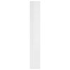 vidaXL Estante/divis&oacute;ria 80x30x198 cm contraplacado branco brilhante