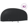 vidaXL Capas para motociclo 2 pcs 265x105x125 cm tecido oxford 210D
