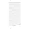vidaXL Branco Plissada Cega 70x150 cm Largura Tecido 69,4 cm Poli&eacute;ster