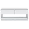 vidaXL Mesa de centro 102,5x55x44 cm contraplacado branco
