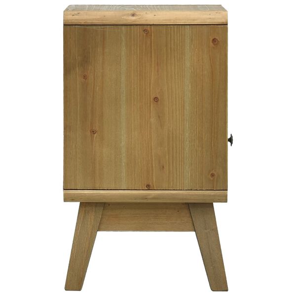 vidaXL Mesa de cabeceira 37x30x51 cm madeira castanho