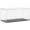 vidaXL Caixa expositora transparente 30x15x14 cm acr&iacute;lico