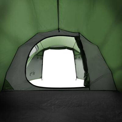 vidaXL Tenda de campismo túnel para 2 pessoas impermeável verde