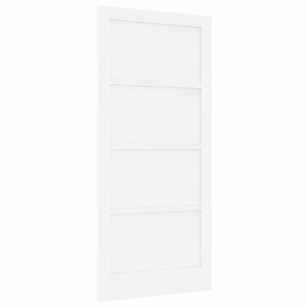 vidaXL Porta Interna ORKDAL Branco 93 x 202 cm Contraplacado