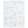 vidaXL Autocolante para m&oacute;veis branco m&aacute;rmore 90x500 cm PVC