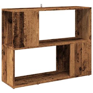 vidaXL Estante/divis&oacute;ria 80x24x63 cm madeira velha