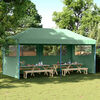 vidaXL Tenda de Festa Verde 292 x 580 x 315 cm Tecido Oxford